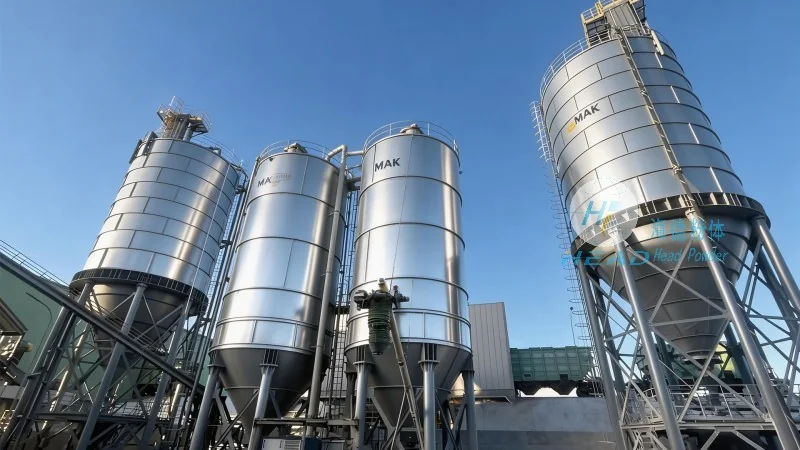 Singapur Kauçuk ve Plastik Toz Otomatik Besleme Pnömatik Taşıma Projesi