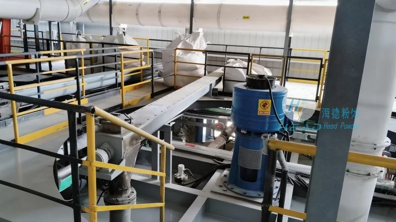 Elektrolitik alüminyum alüminyum tozu için pnömatik taşıma sistemi