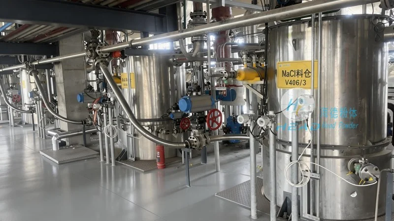 Hindistan Mumbai Hızlı Kireç Tozu Silo Pompası Pnömatik Taşıma Projesi