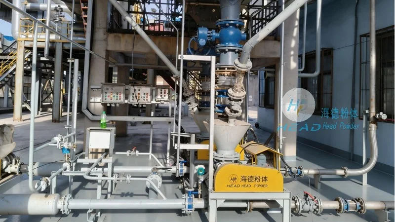 Suudiye Cidda Plastik Toz Konteyner Pompası pnömatik Taşıma Vaka Çalışması