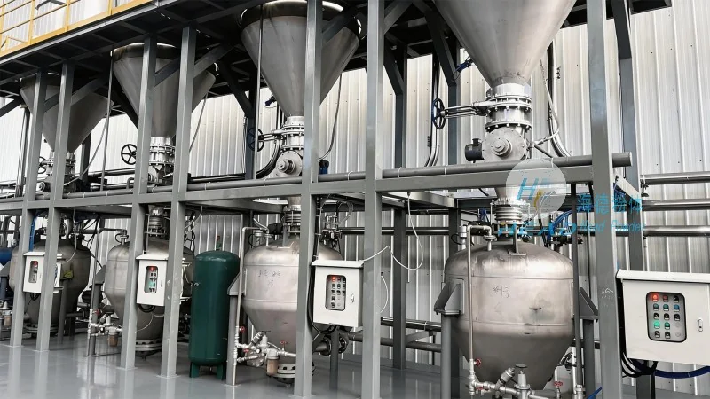 Danimarka, Silkeborg: Kakao Tozu Hijyenik Pnömatik Taşıma Projesi