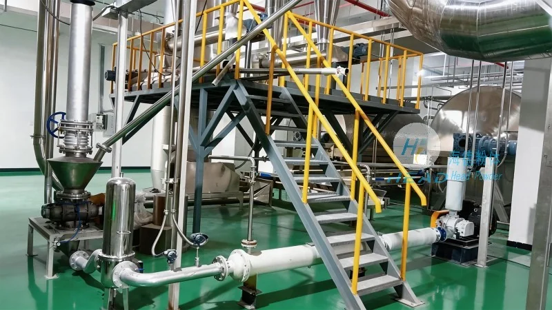 Endonezya Banjarmasin Gıda Tozu 304 Paslanmaz Çelik Pnömatik Taşıma Vaka Çalışması