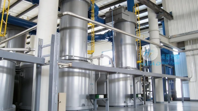 Mikro mineral tozları için pnömatik taşıma sistemi